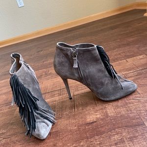 Alexa Wagner threaded leather 8M ankle hi bootie